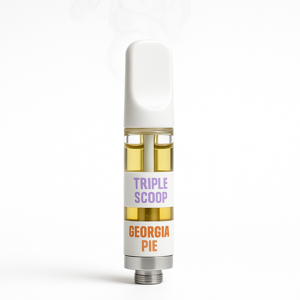 cookies dual chamber triple scoop x georgia pie vape, buy triple scoop georgia pie dual vape pen, cookies premium dual live resin vape, triple scoop georgia pie THC vape, dual chamber strain vape cartridge, cookies triple strain vape pen