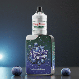 krispy kreme blueberry dream vape, buy blueberry dream live resin vape, krispy kreme disposable vape, blueberry dream THC vape pen, krispy kreme sativa vape