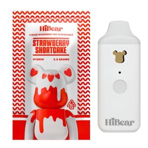 buy HiBear Strawberry Shortcake vape, Strawberry Shortcake 2.5g vape pen, HiBear Liquid Diamonds vape, hybrid Strawberry Shortcake disposable, 2.5g THC vape, HiBear Strawberry Shortcake cartridge, rechargeable THC vape pen