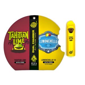 buy tahitian lime lemonchello vape, cookies dual chamber vape, tahitian lime x lemonchello vape pen, dual chamber disposable vape, lemonchello vape cartridge, tahitian lime vape cartridge, cookies hybrid vape