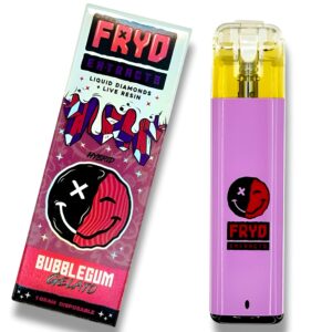 fryd bubblegum gelato vape, buy bubblegum gelato live resin vape, fryd disposable vape bubblegum gelato, bubblegum gelato THC vape pen, fryd hybrid vape, fryd 2g vape bubblegum gelato