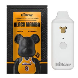 buy HiBear Black Mamba vape, Black Mamba 2.5 g disposable vape, HiBear Black Mamba disposable pen, Black Mamba liquid diamonds vape, 2.5g Black Mamba vape cartridge, indica Black Mamba vape pen, HiBear vape pen